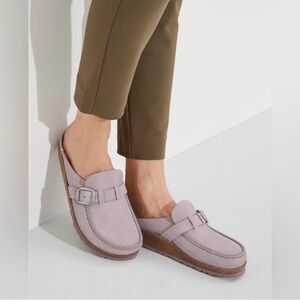 Birkenstock Dusty Lilac Leather Loafers